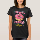 T-shirt 100 Days Sprinkled With Fun School Sprinkled Donut (Devant)