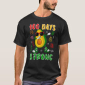 T-shirt 100 Days Strong Dabbing Avocado Sunglasses 100 Day (Devant)