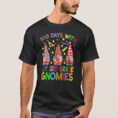 T-shirt 100 Days With My 3rd Grade Gnomes Virtual Teachers (Devant)