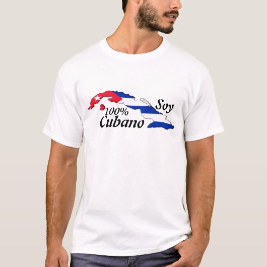 T-shirt 100% de Cubano (Devant)