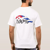 T-shirt 100% de Cubano (Dos)