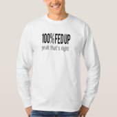 T-shirt 100% de Fed Up (Devant)