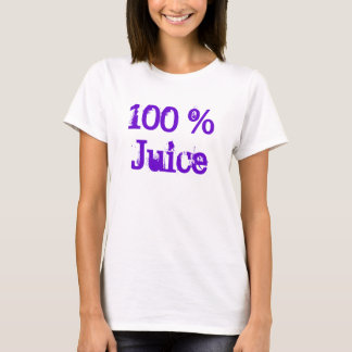T-shirt 100% de jus