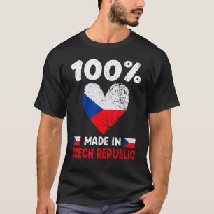 T-shirt 100% Fabriqué En République Tchèque