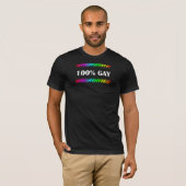 T-shirt 100% gay (Devant entier)
