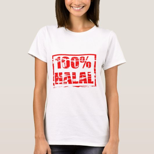 T-shirt 100% halal (Devant)