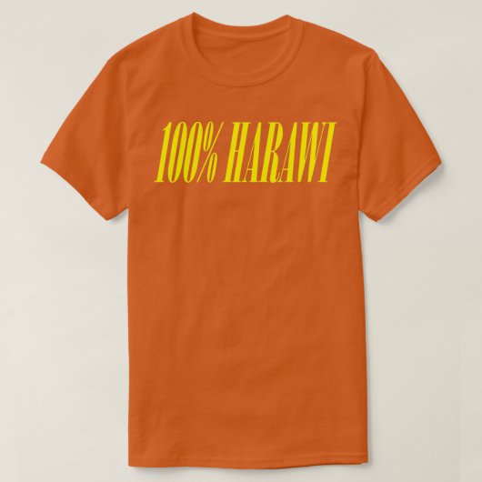 T-SHIRT 100 HARAWI  (Design devant)