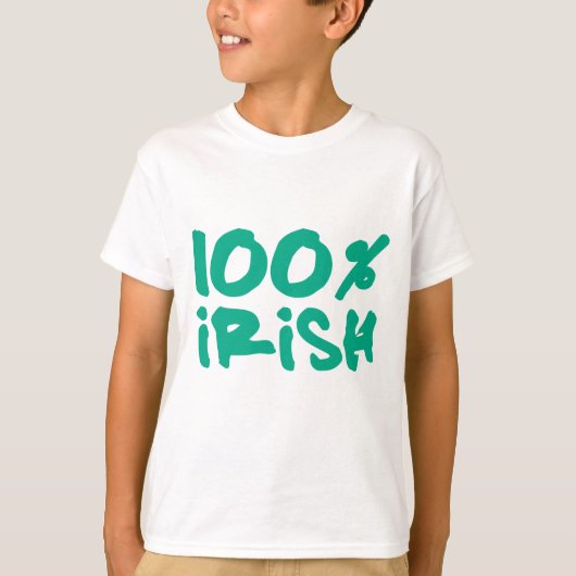 T-shirt 100% Irlandais (Devant)