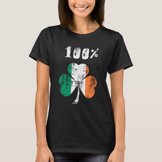 T-shirt 100% Irlandais (Devant)