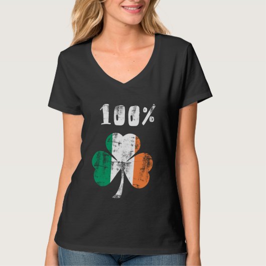 T-shirt 100% Irlandais (Devant)