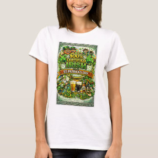 T-shirt 100% Irlandais... le jour de la Saint-Patrick !