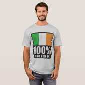 T-shirt 100% Irlande/St. Patrick's Day (Devant entier)