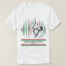 T-shirt '100 jaar Amplifying Black Voices'