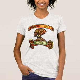 T-shirt '100 jaar Black History Month'