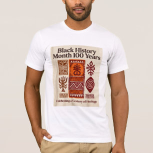 T-shirt 100-jarig jubileum Black History Month