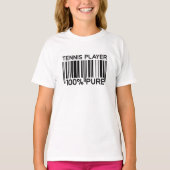 T-shirt 100% joueur de tennis, cool (Devant)