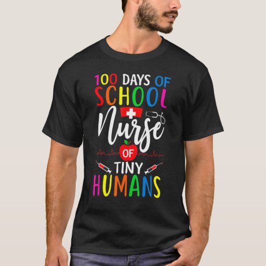 T-shirt 100 Jour De L'École Infirmière Smarteuse Taming Mi (Devant)