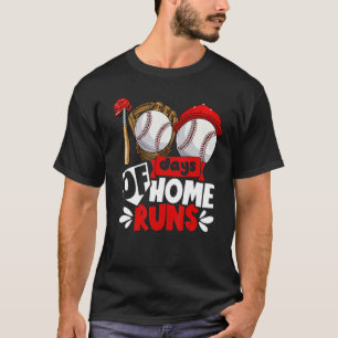 T-shirt 100 Jours À Domicile Dirige Baseball 100 Jours D'É