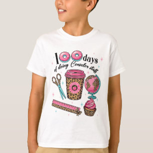 T-shirt 100 jours à faire des choses d'enseignant, Joyeux