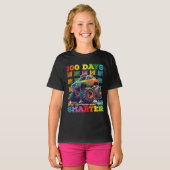 T-shirt 100 Jours Camion Monster Smarter 100e jour École (Devant entier)