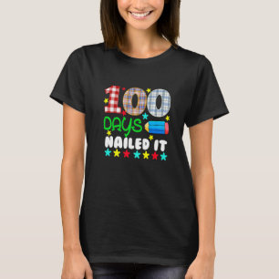 T-shirt 100 Jours Clôturés Il Dernier Jour De L'École Mate