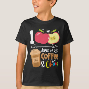 T-shirt 100 jours d'ampli à café; chaos - 100ème jour écol