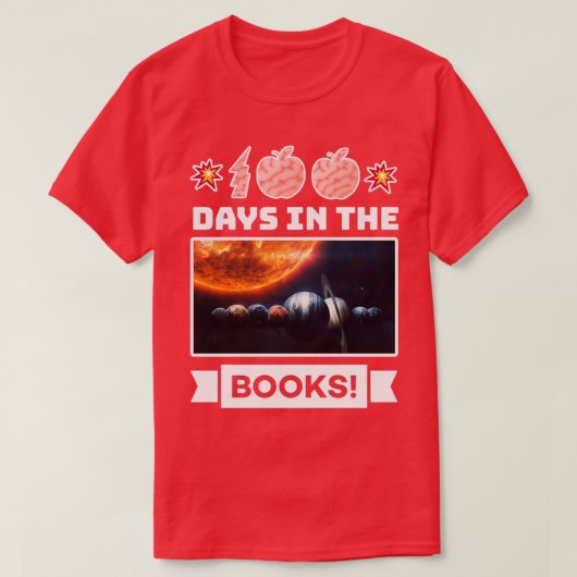 T-shirt 100 jours dans les livres 2 (Design devant)