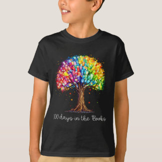 T-shirt 100 jours dans les livres enseignant la lecture 10