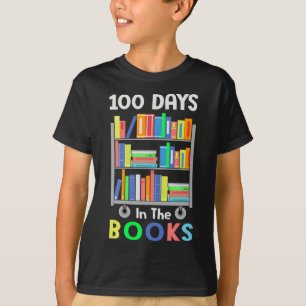 T-shirt 100 jours dans les livres Lecture Bibliothécaire P