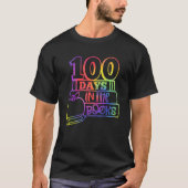T-shirt 100 Jours Dans Les Livres Tie Dye Livre Lover 100e (Devant)