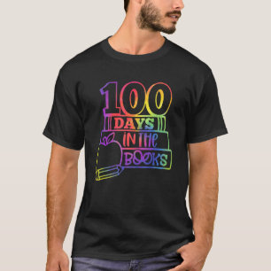 T-shirt 100 Jours Dans Les Livres Tie Dye Livre Lover 100e