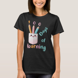 T-shirt 100 jours d'apprentissage, enseignant