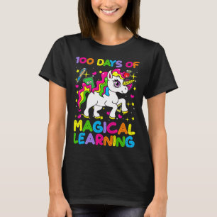 T-shirt 100 jours d'apprentissage magique 100e jour d'écol