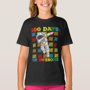 T-shirt 100 jours d'astronaute génial 100e jour d'école