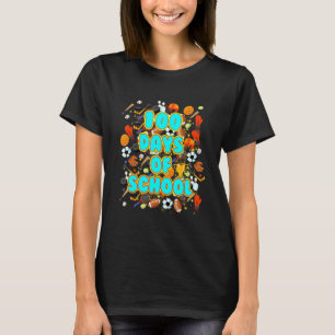 T-shirt 100 jours de balle de sport scolaire enseignant ou