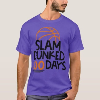 T-shirt 100 Jours de Basketball Slam Dunked 100 Jours