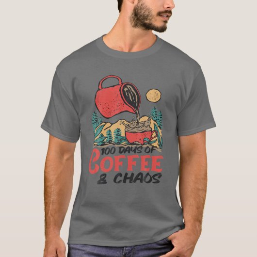 T-shirt 100 Jours De Café (Devant)