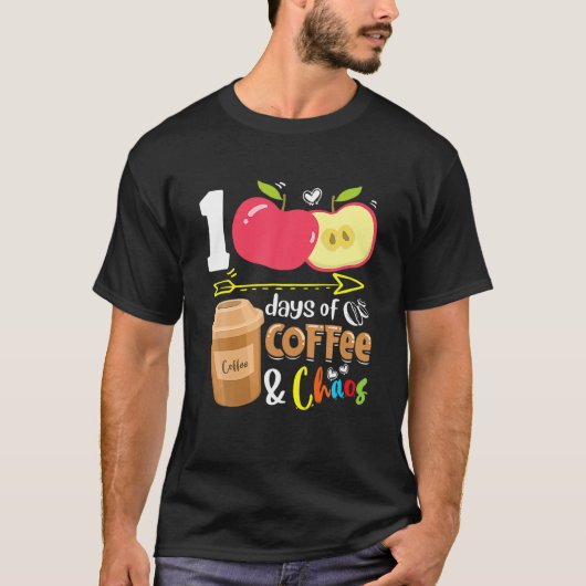 T-shirt 100 Jours De Café (Devant)