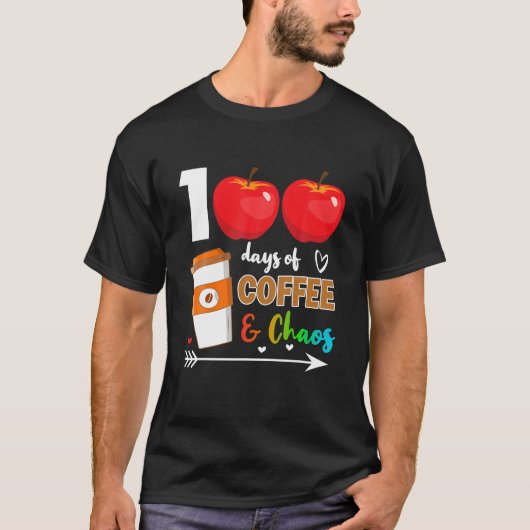 T-shirt 100 Jours De Café (Devant)