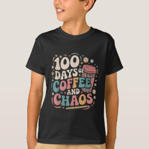 T-shirt 100 Jours De Café Chaos Chemise 100E Jour De