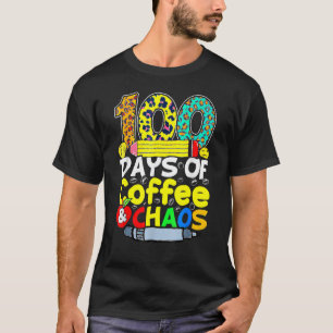 T-shirt 100 Jours De Café & Chaos Joyeux 100E Jour De Scho