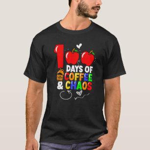 T-shirt 100 jours de café et de chaos 100e jour d'école am