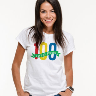 T-shirt 100 jours de chemise d'enseignant