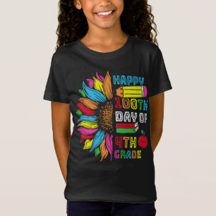 T-Shirt 100 jours de chemise scolaire, 4e année