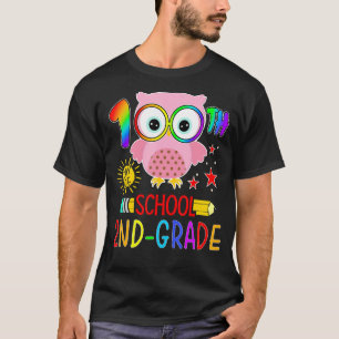 T-shirt 100 jours de Chouette de 2e année 100e jour de l'é