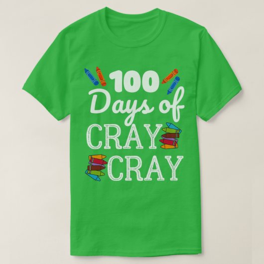 T-shirt 100 jours de Cray 7 (Design devant)