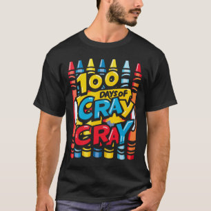 T-shirt 100 Jours De Cray Garçons Filles 100E Jour De Scho