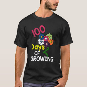 T-shirt 100 Jours De Croissance Enfants Enfants Heureux 10