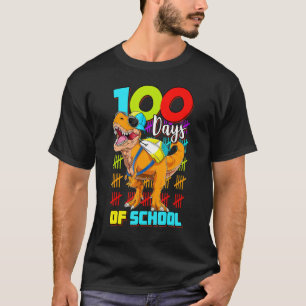 T-shirt 100 Jours De Dinosaure Scolaire 100 Jours Smarter 