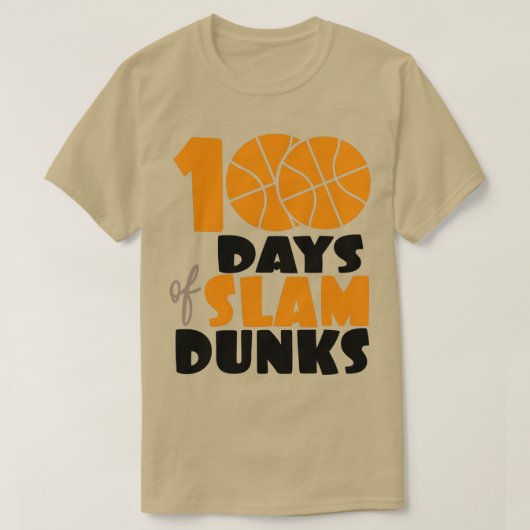 T-SHIRT 100 JOURS DE DUNKS D'ESCLAME (Design devant)